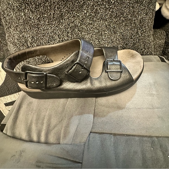 SAS TRIPAD COMFORT SANDALS, Black Pebble Leather, Made in USA, Women’s 10.5 - Picture 9 of 15